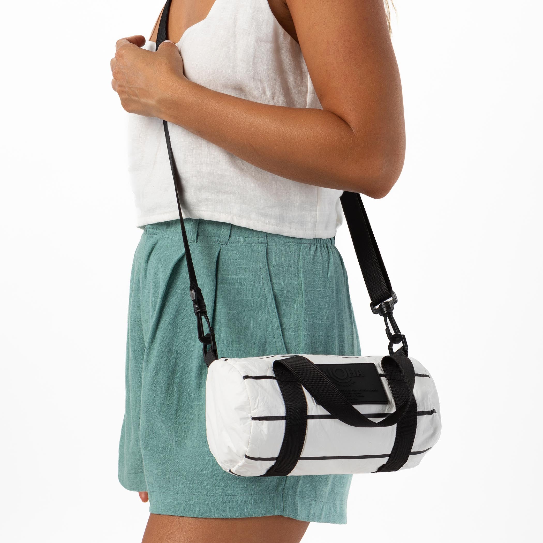 Mini Mini Duffle | Pinstripe - Image 3